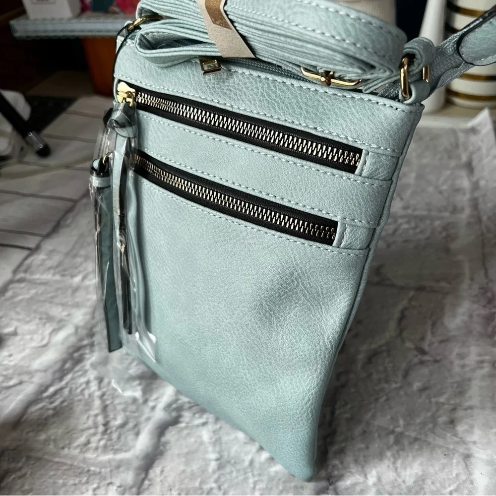 Nina Multi Zipper Crossbody Bag - Picture 3 of 9